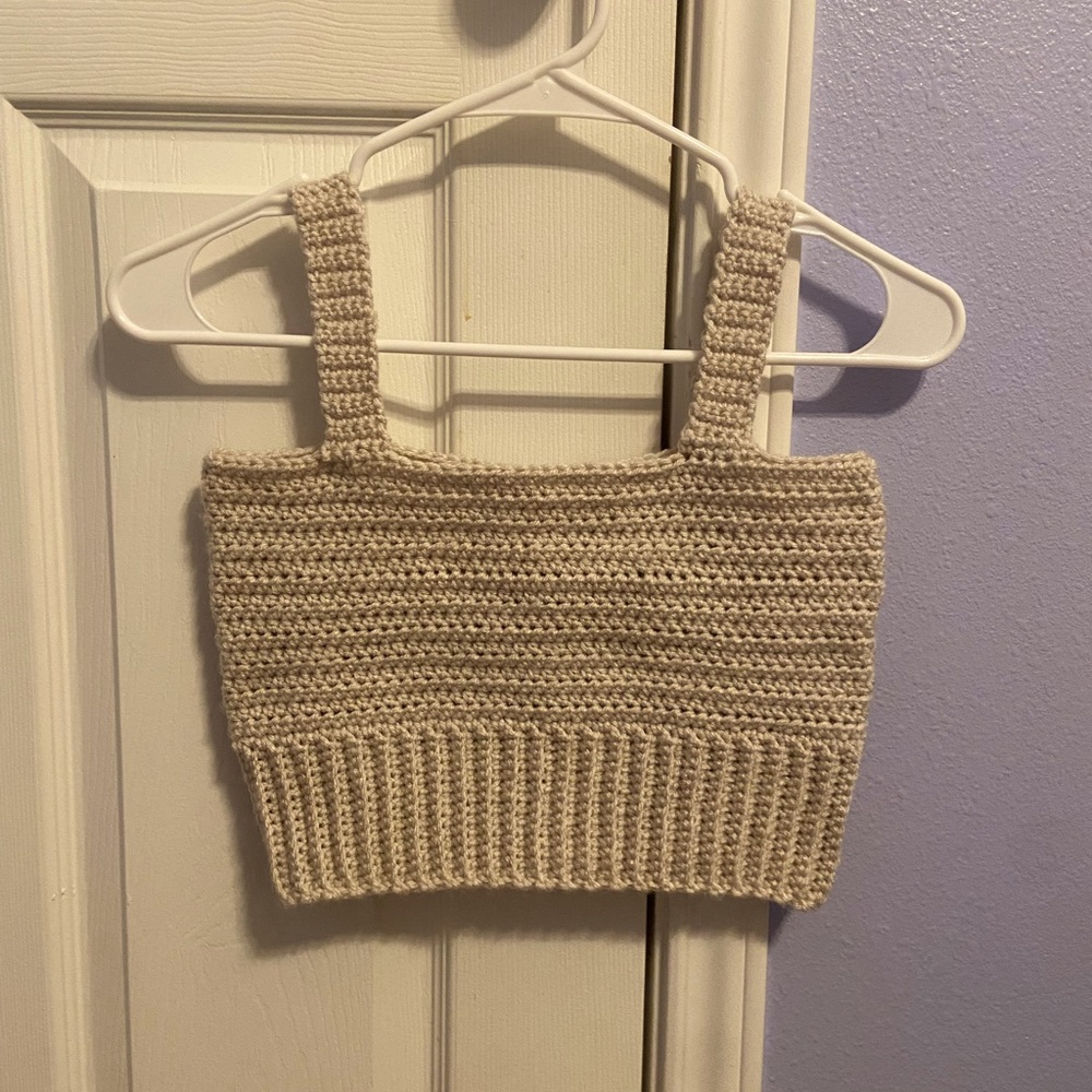 Crochet Crop Top Tank
